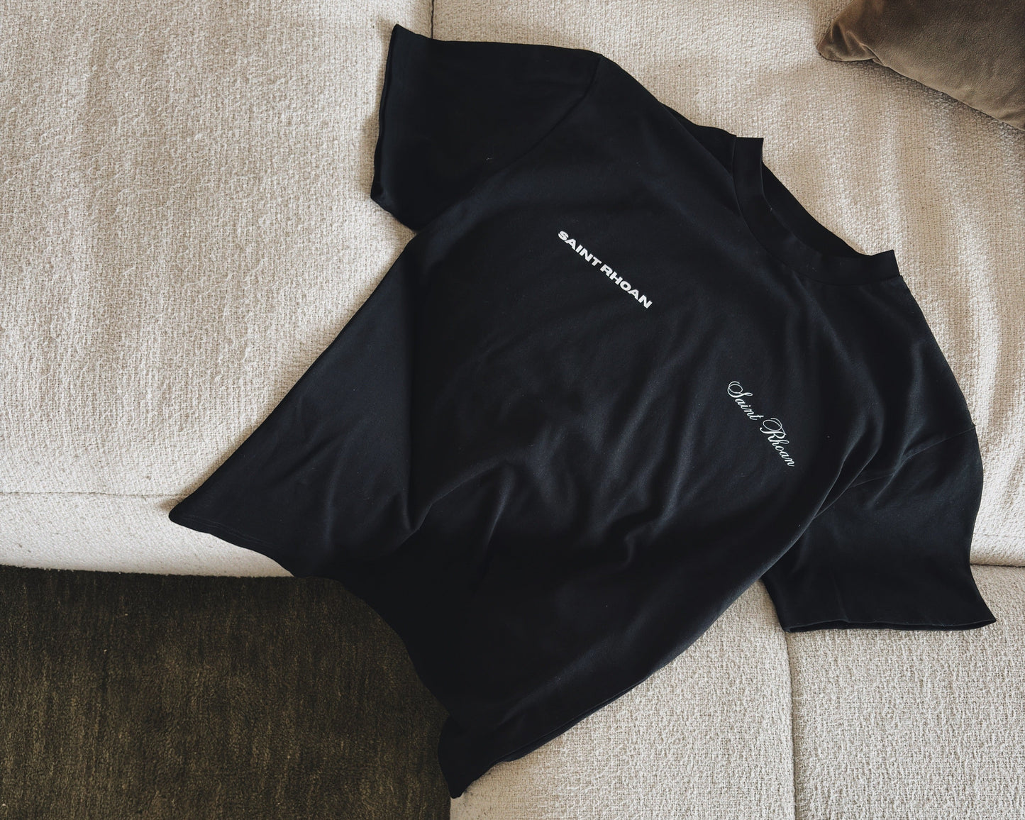 Black Oversized Heavy Weight Tee