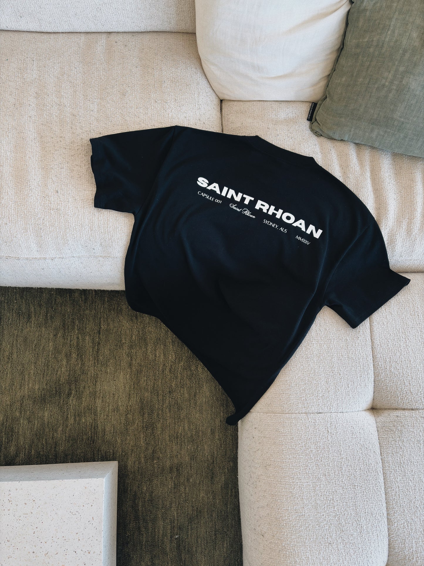 Black & White Oversized Heavy Tee