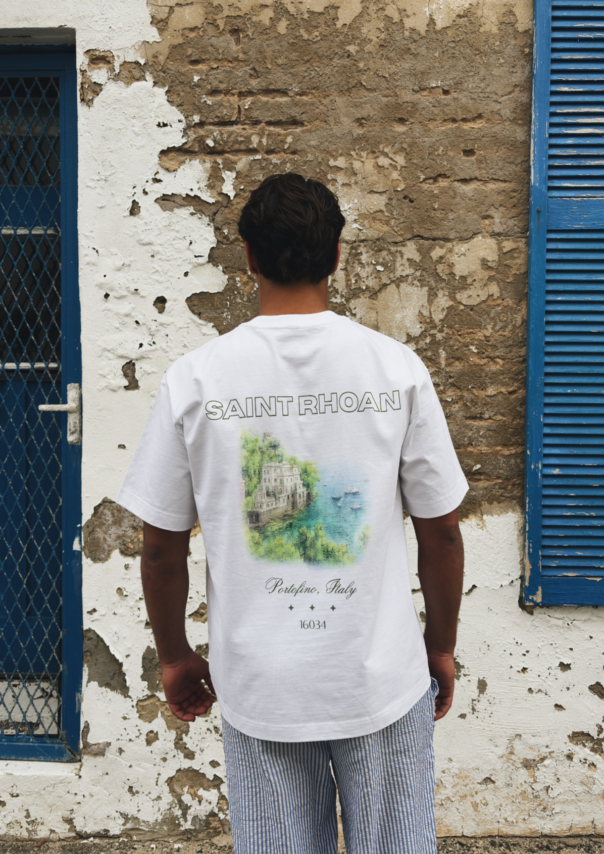 Portofino Graphic Tee White