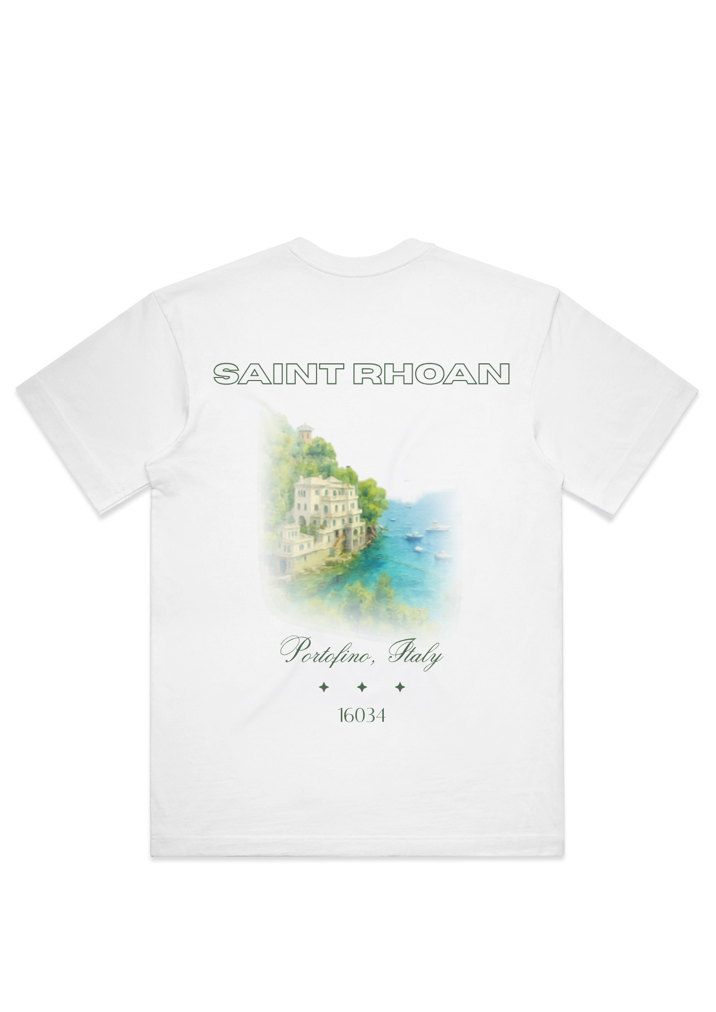 Portofino Graphic Tee White